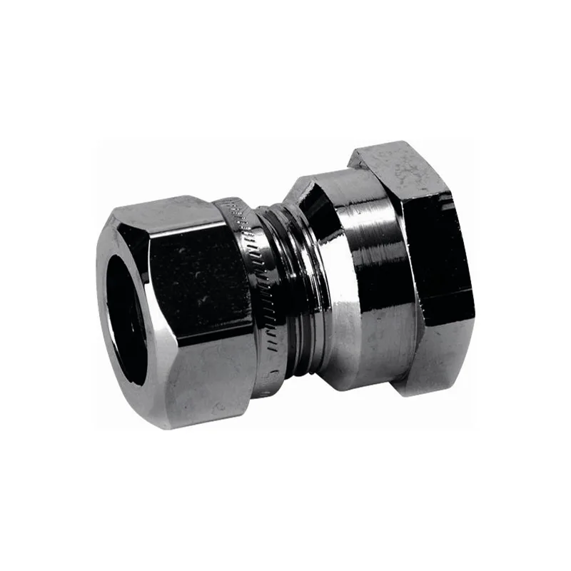 Klämringskoppling Vatette Rak Invändig Förkromad