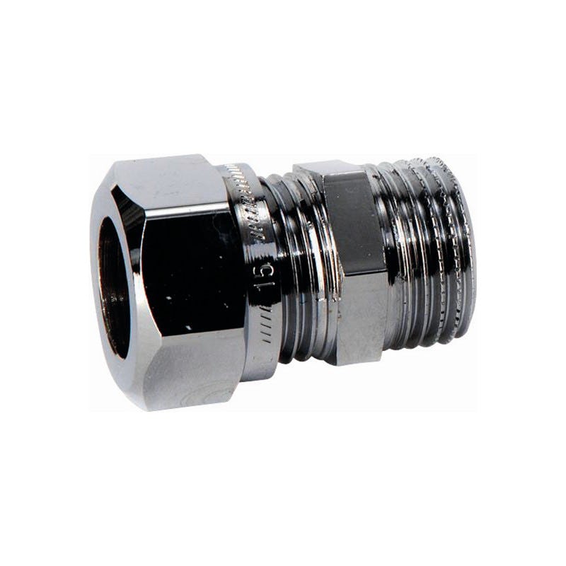 Klämringskoppling Vatette Rak Utvändig Förkromad