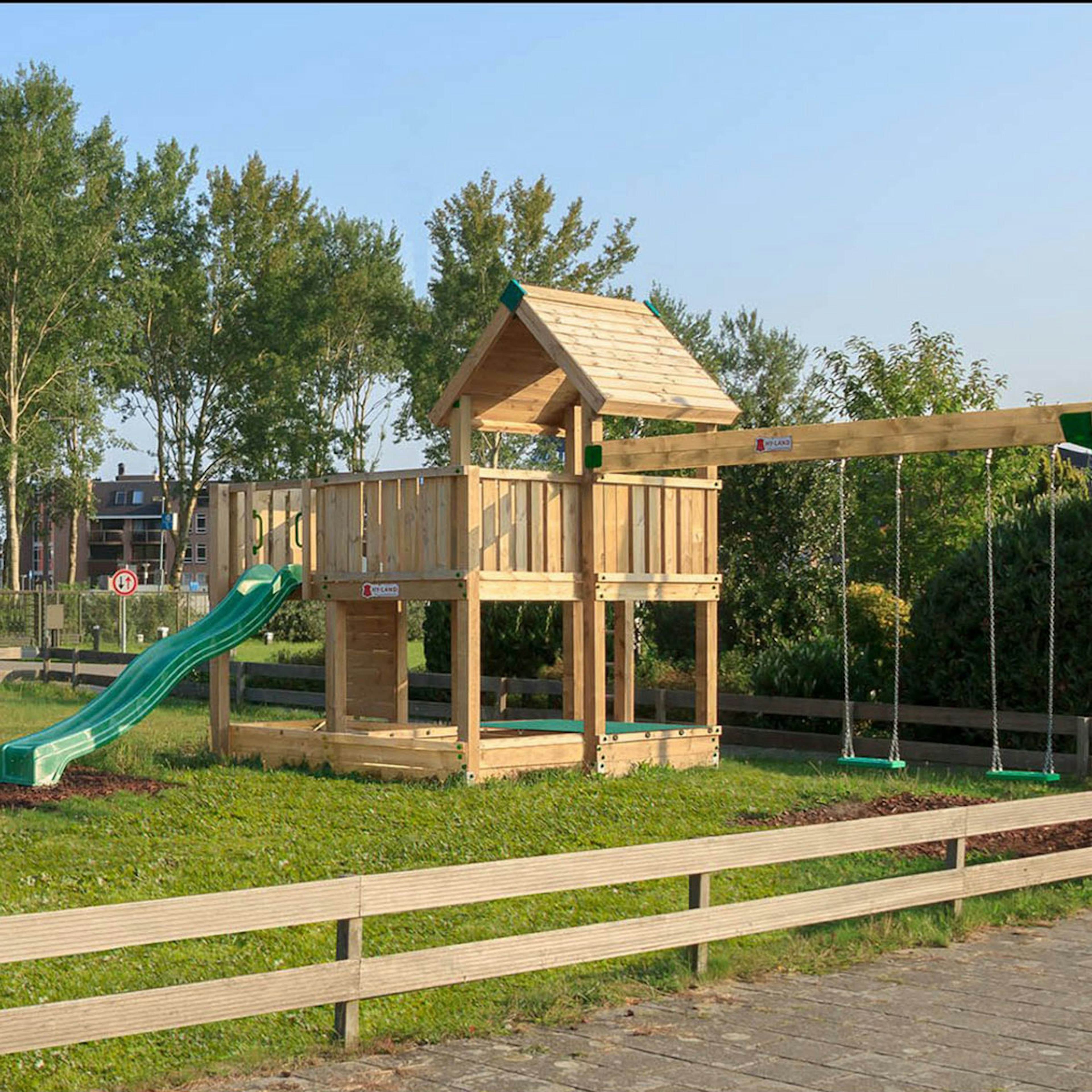 Klätterställning Hy-Land Projekt 5 + Swingmodul