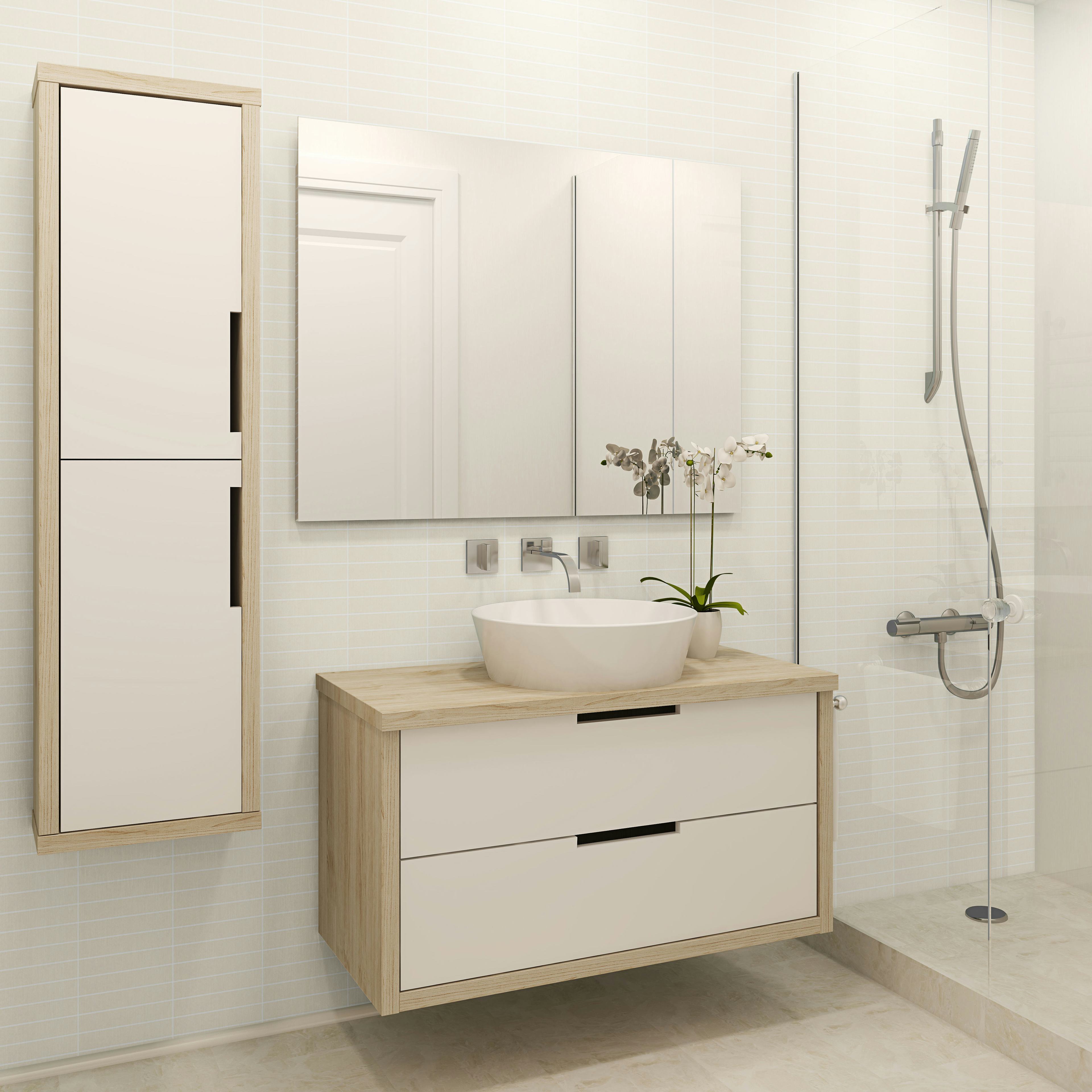 Klinker Arredo Quartz Bone Beige Mosaic 2x30 cm