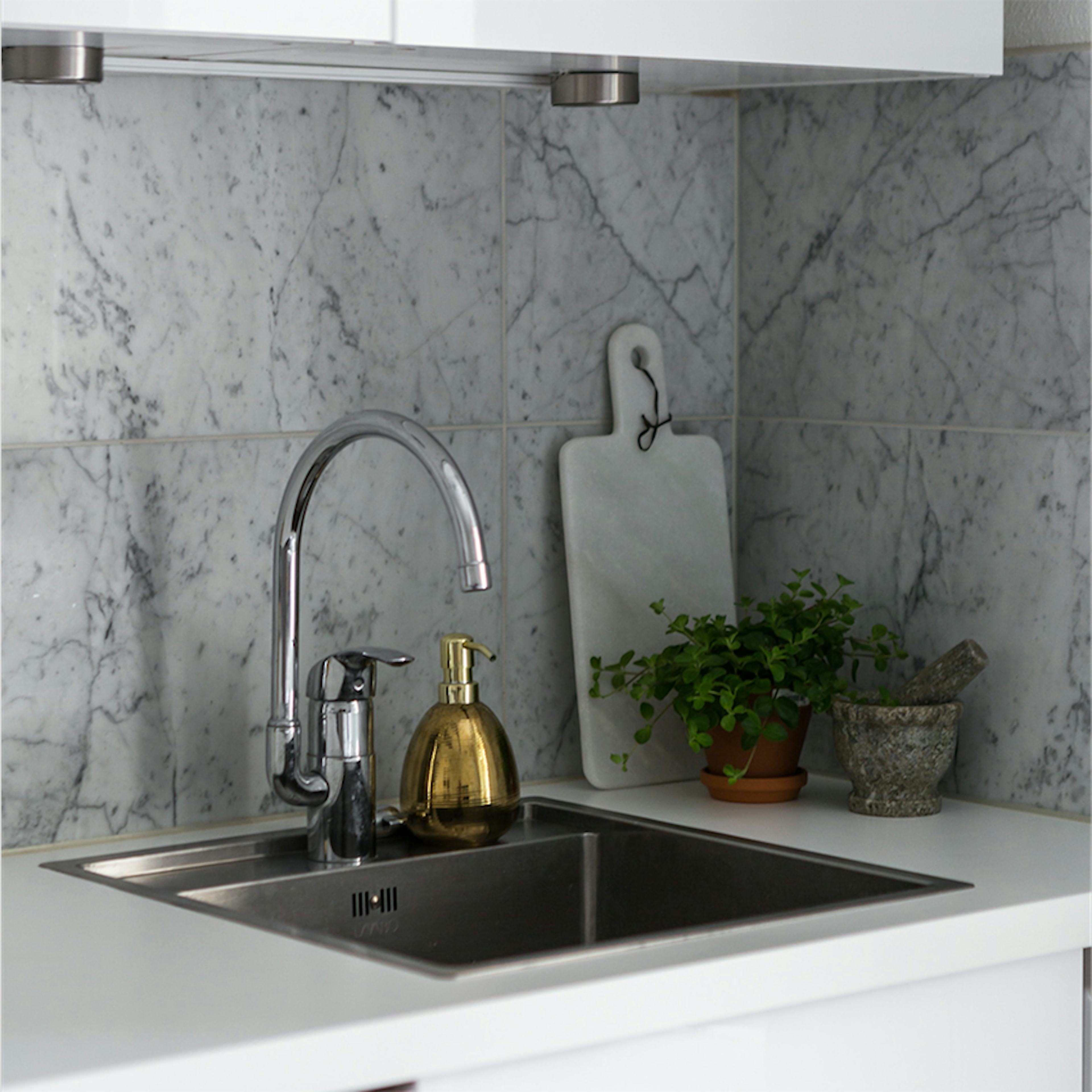 Marmor Italian Marble Bianco Carrara C Slipad 61x31 cm