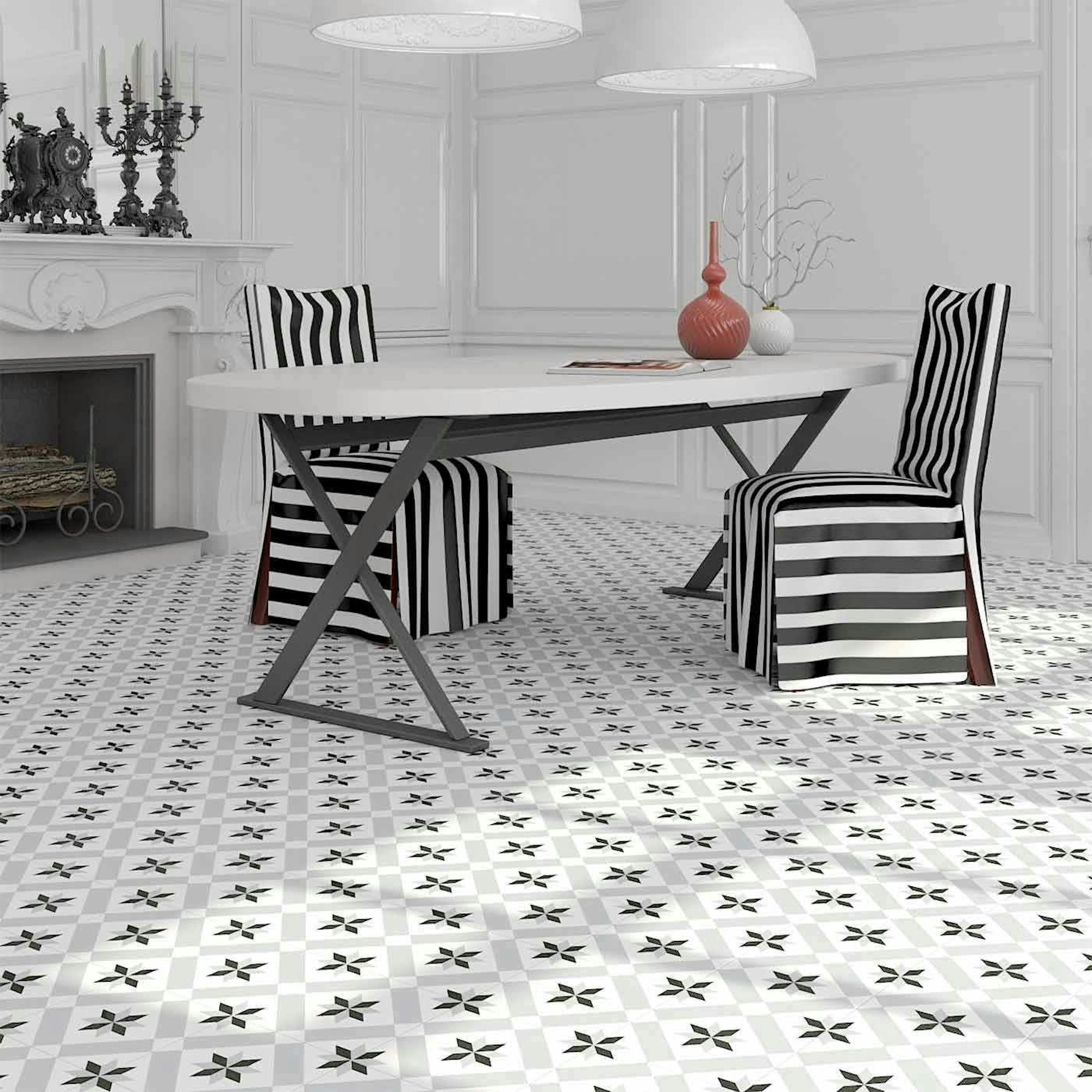 Klinker Tenfors Calvet Gris 20x20 cm