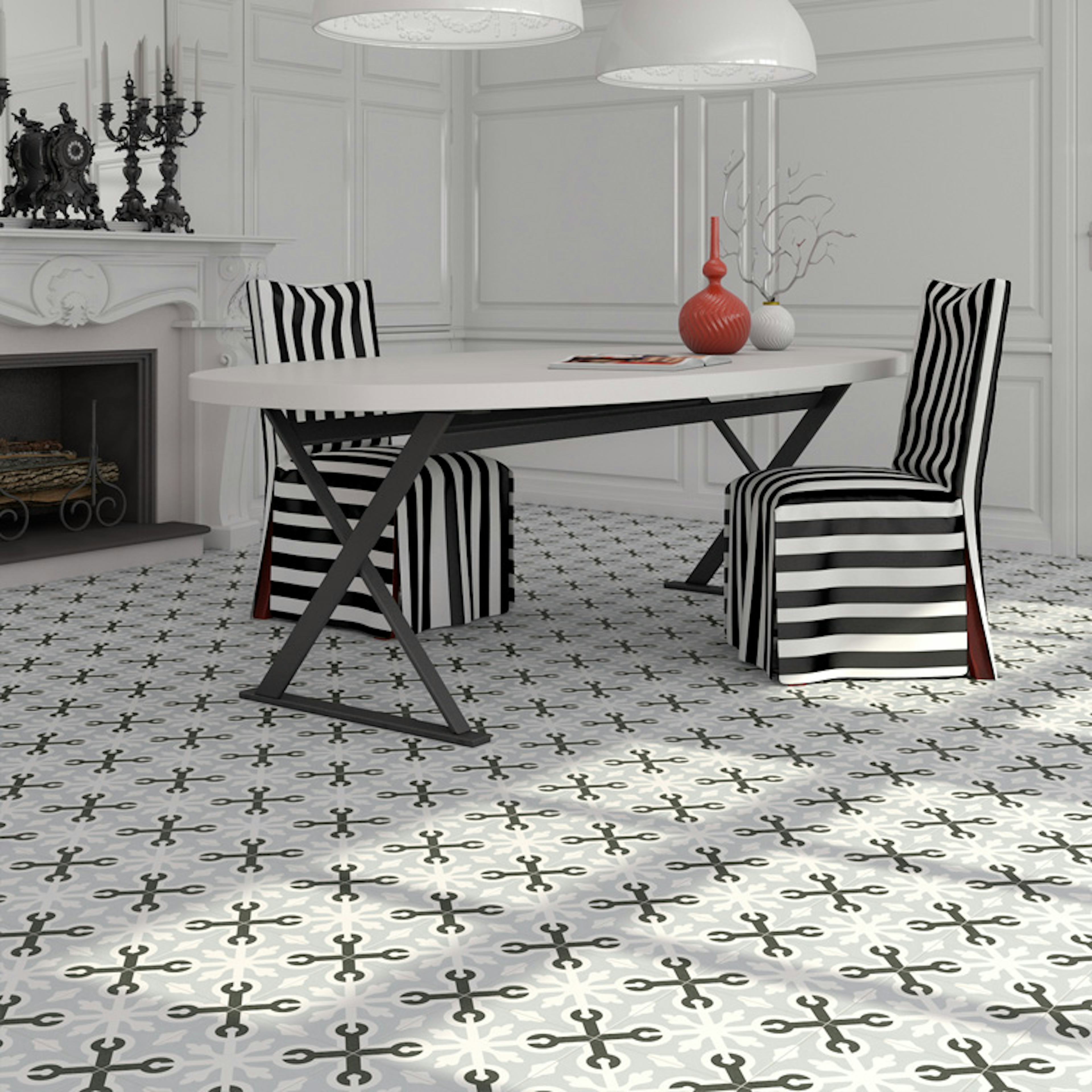 Klinker Tenfors Llagostera Gris 20x20 cm