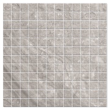 Mosaik Litium Hill Ceramic Grå 30x30 cm Polerad