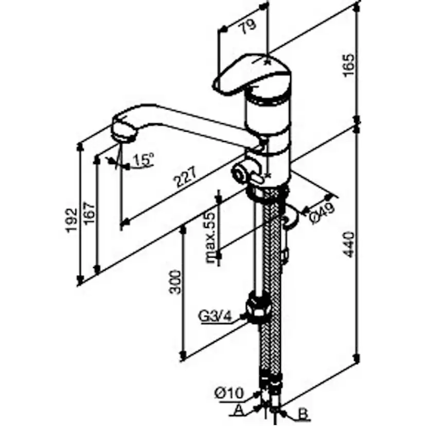 Köksblandare Damixa Space