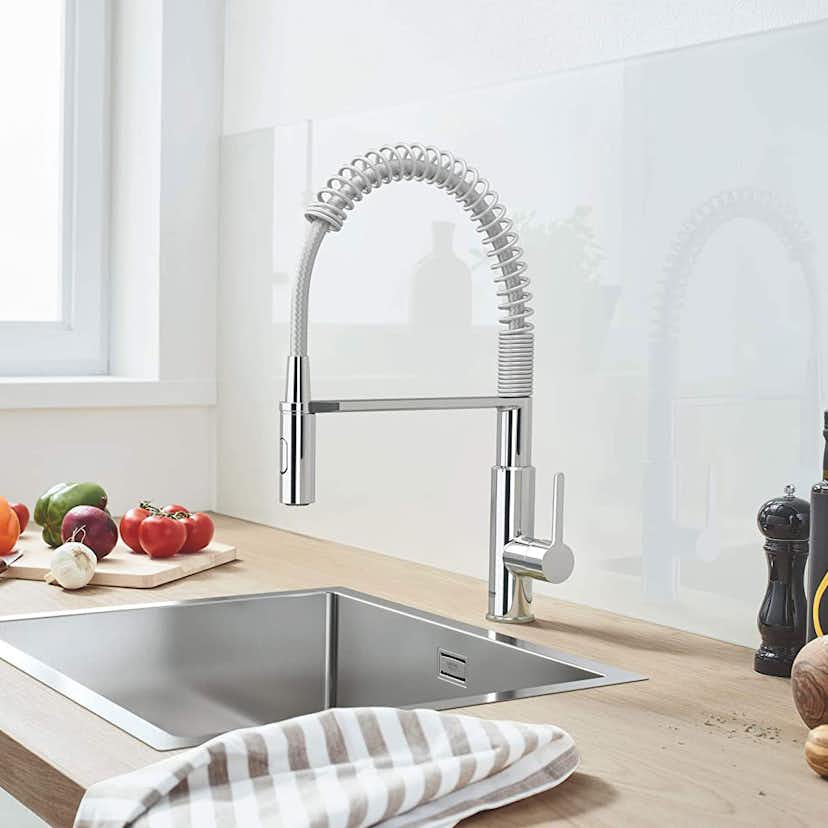 Köksblandare Grohe Get 30361 Engreppsblandare med Svängbar Pip & SpeedClean