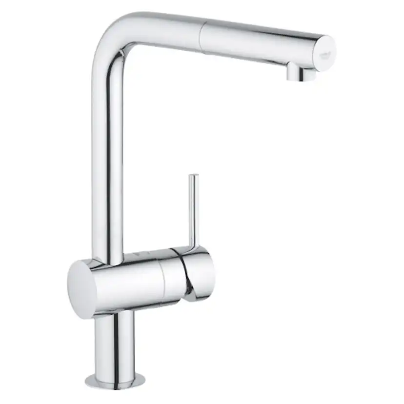 Köksblandare Grohe Minta 32168 Engreppsblandare Krom med Svängbar Pip & StarLight