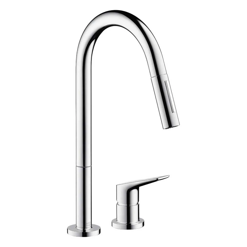 Köksblandare Axor Citterio M 2-håls med Utdragbar Pip