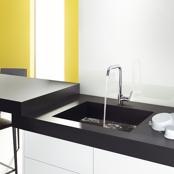 Köksblandare Hansgrohe Focus med Svängbar J-Pip