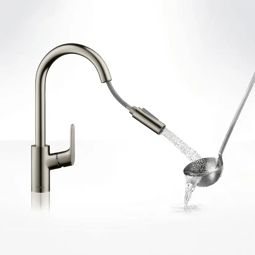 Köksblandare Hansgrohe Focus med Utdragbar Pip