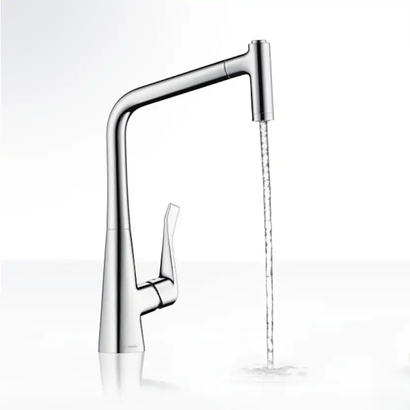 Köksblandare Hansgrohe Metris med Utdragbar Pip Stål