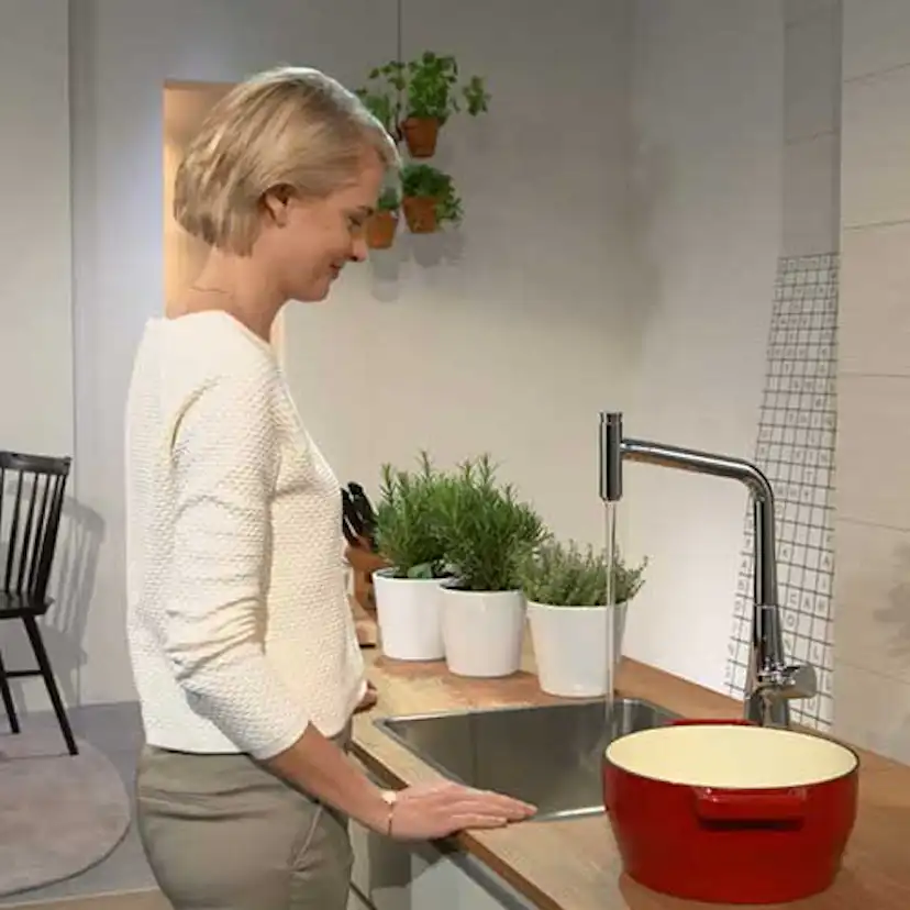 Köksblandare Hansgrohe Metris Select 320 med Utdragbar Pip