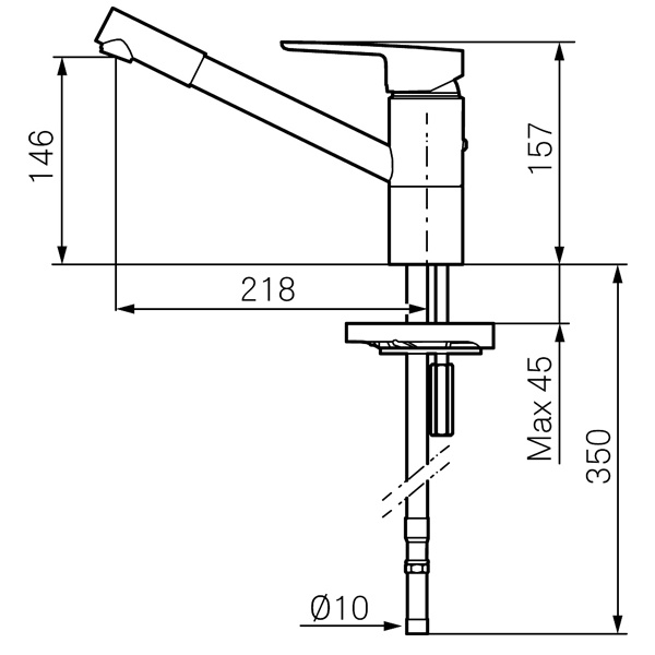 Köksblandare Mora Cera K2