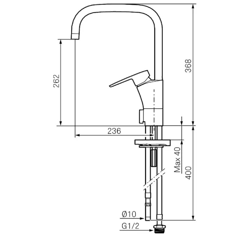 Köksblandare Mora Cera K7
