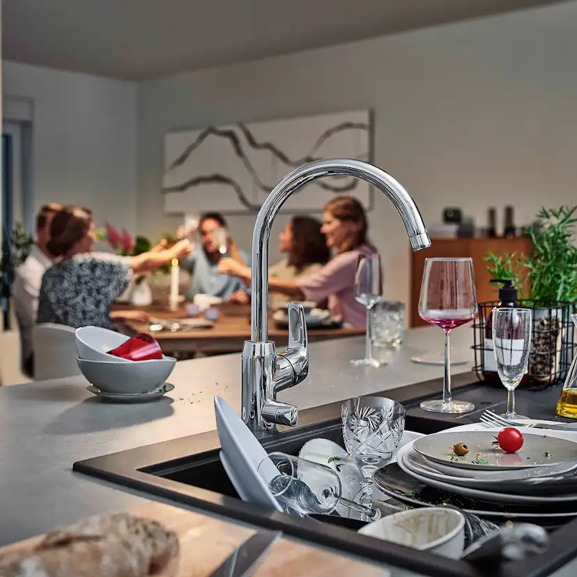 Köksblandare Oras Safira med Hög Pip