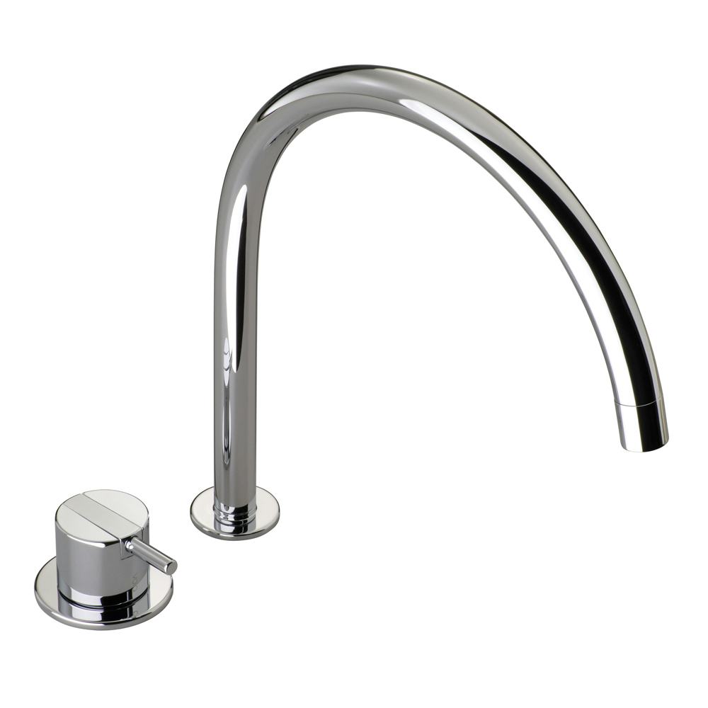 Köksblandare Vola 590H Engreppsblandare Krom Svängbar Pip