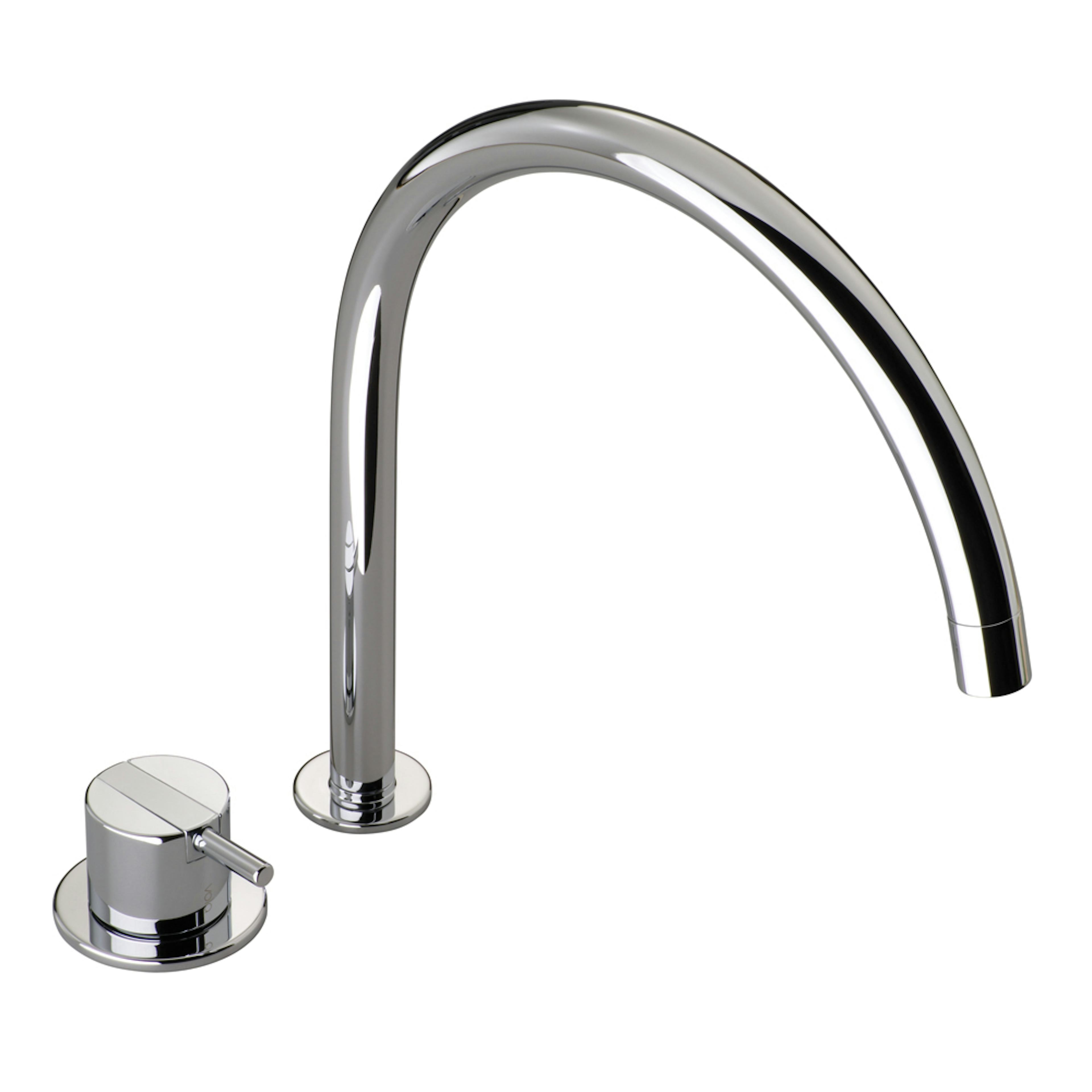 Köksblandare Vola 590H Engreppsblandare Krom Svängbar Pip