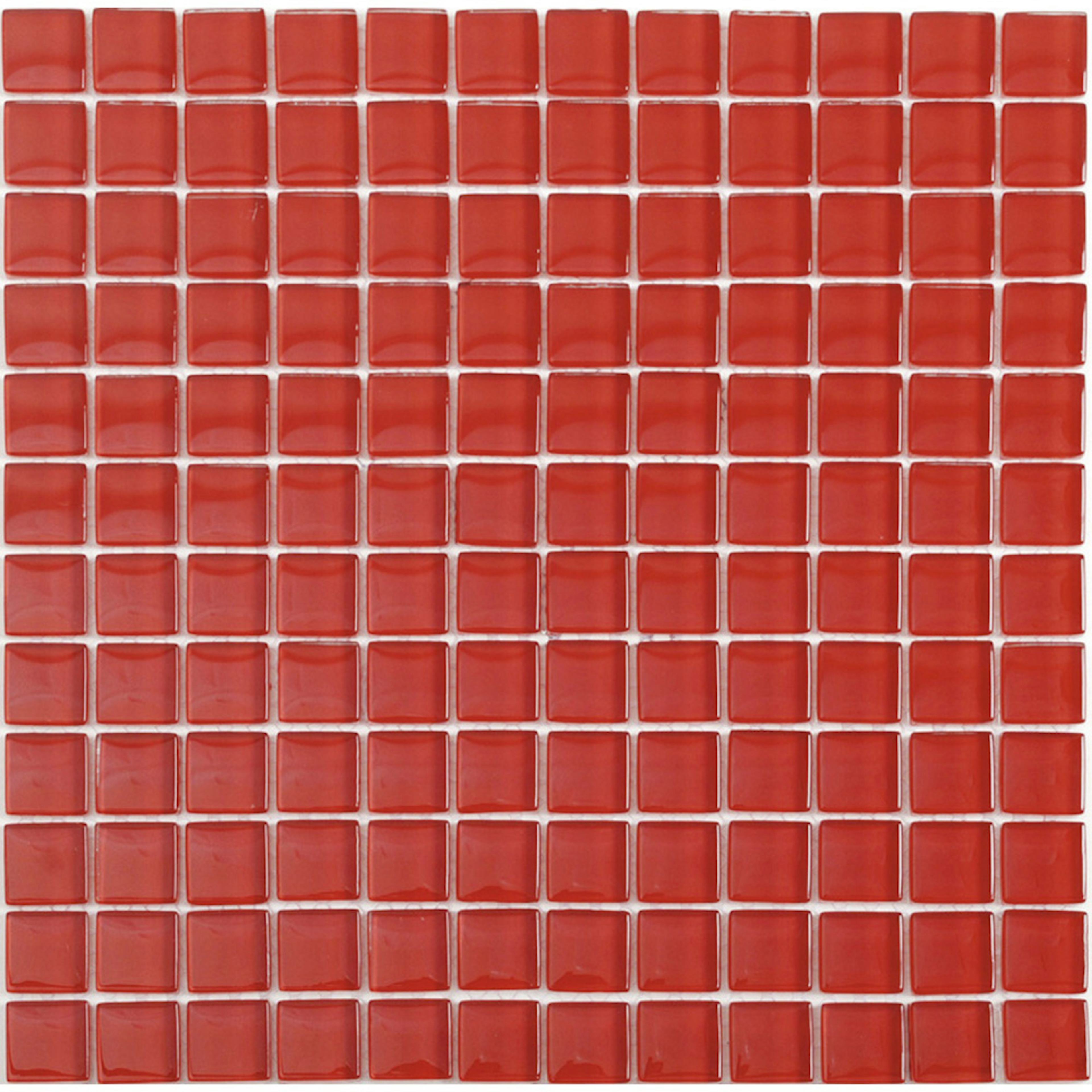 Kristallmosaik Arredo Blank Röd 2,3x2,3 Röd cm