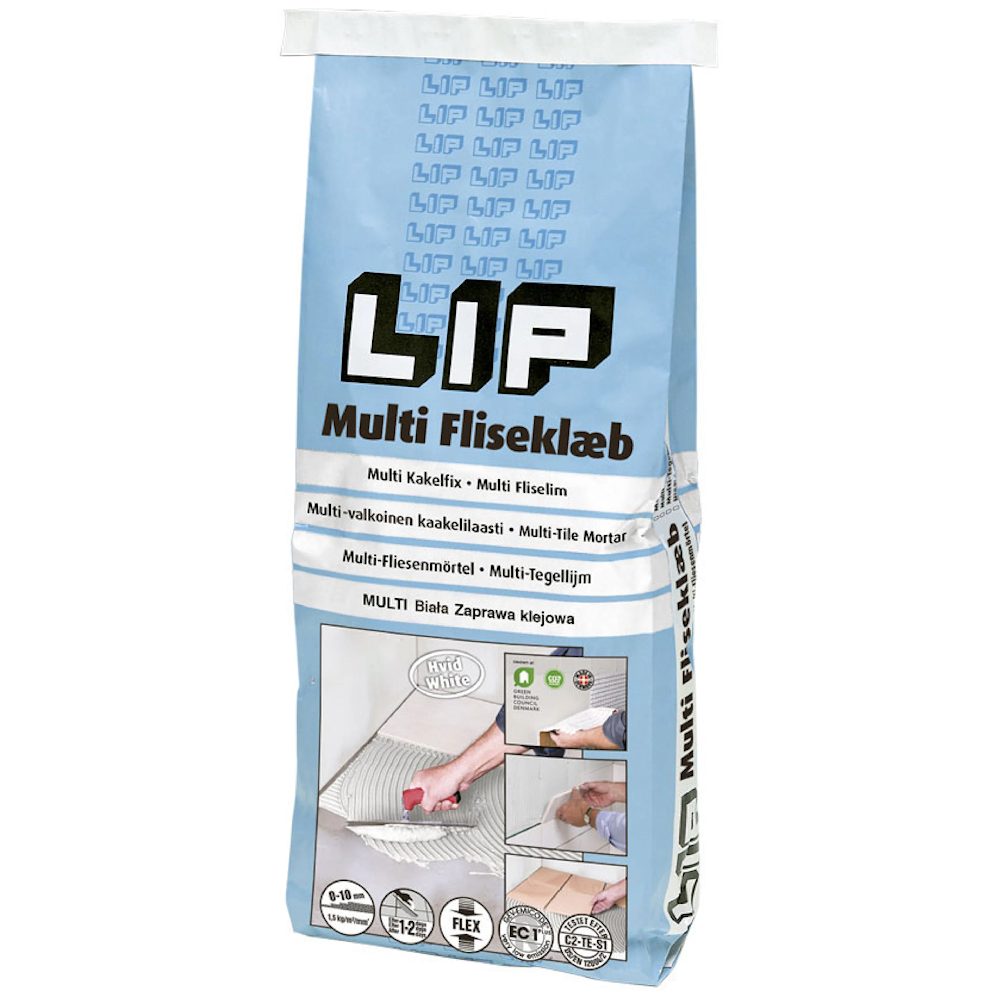 Fästmassa LIP Multi Flexfix Vit 5 kg
