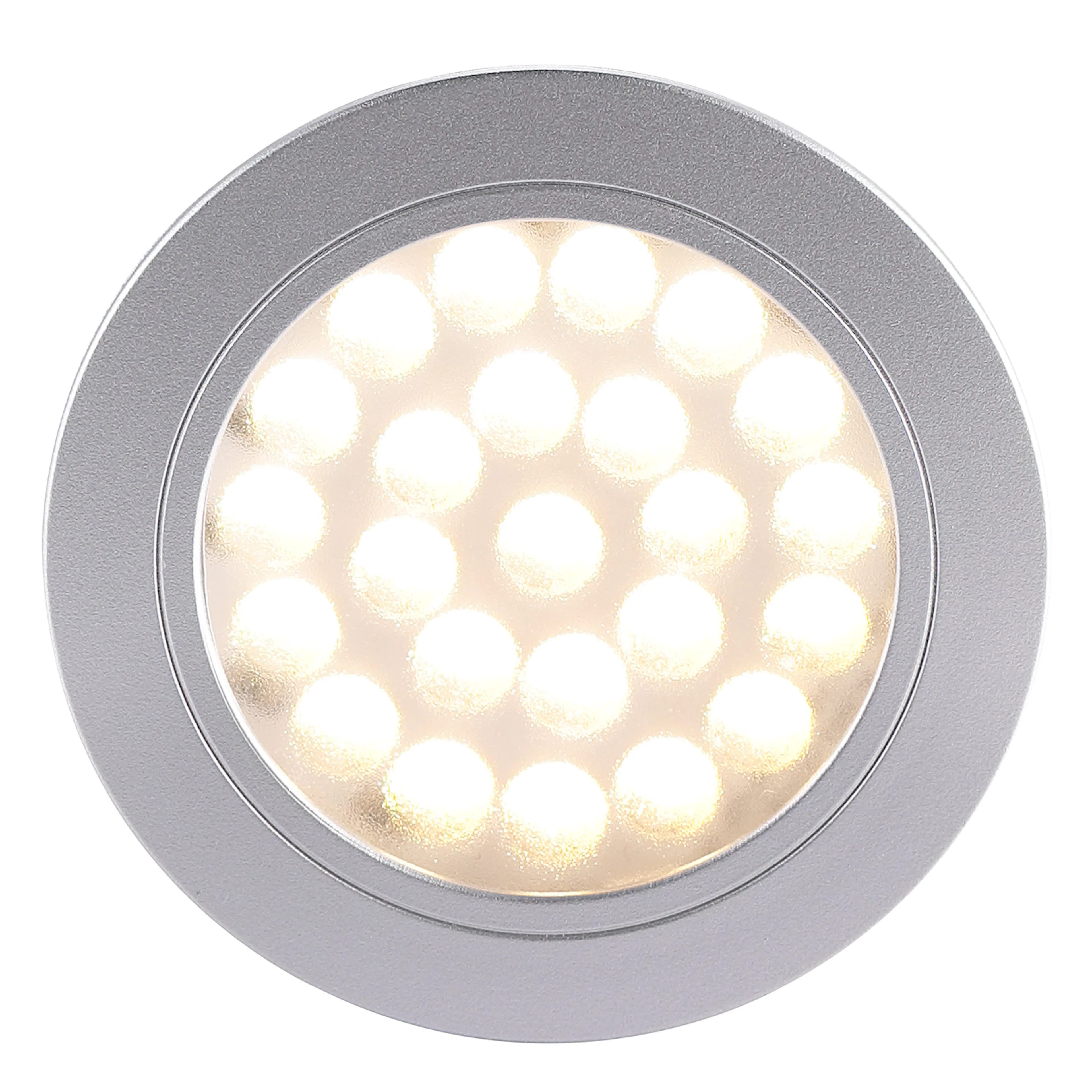 LED-spot Nordlux Cambio 2 W 3 st Aluminium inuti/på