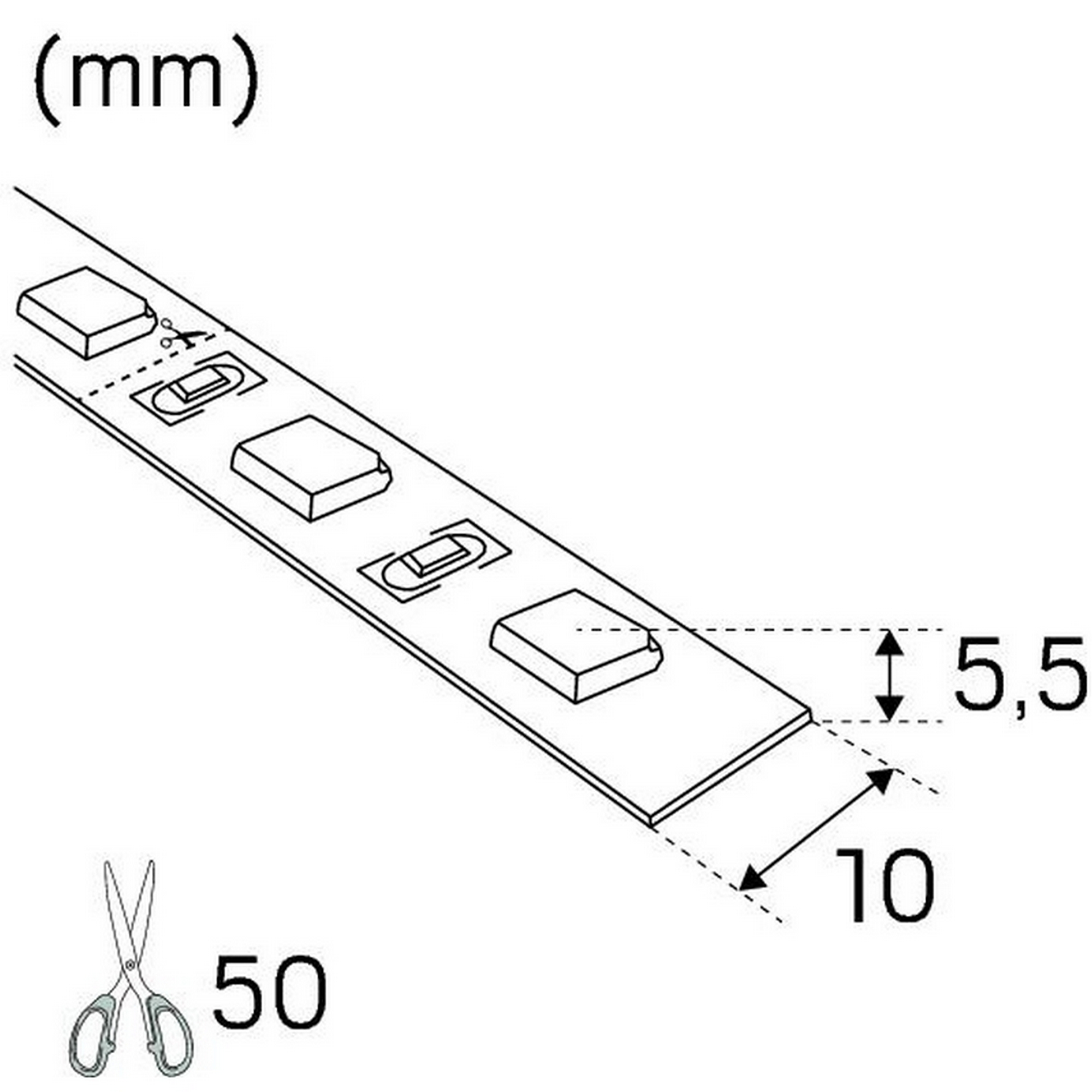 LED-Strip Hide-a-lite Flexibel R 12V LP