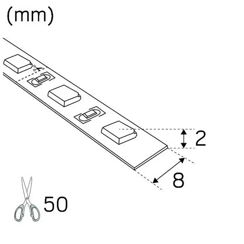 LED-Strip Hide-a-lite RX HDI 3000K Löpmeter