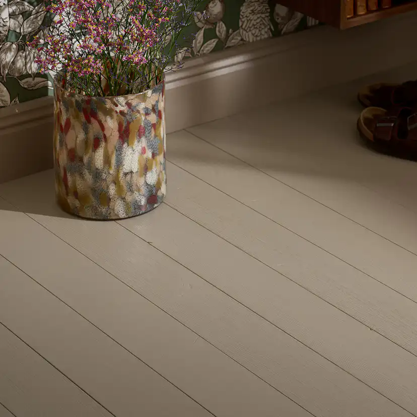 Massivt Trägolv Moelven Leva Tradition Plankgolv i Furu, Beige