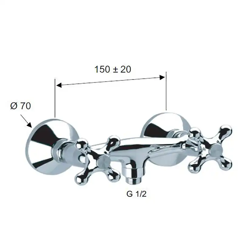 Duschblandare LH Classic