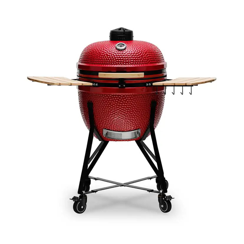 Kolgrill Kamado Bono Limited Röd Med Överdrag