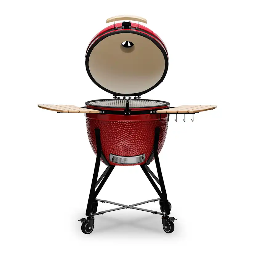 Kolgrill Kamado Bono Limited Röd Med Överdrag