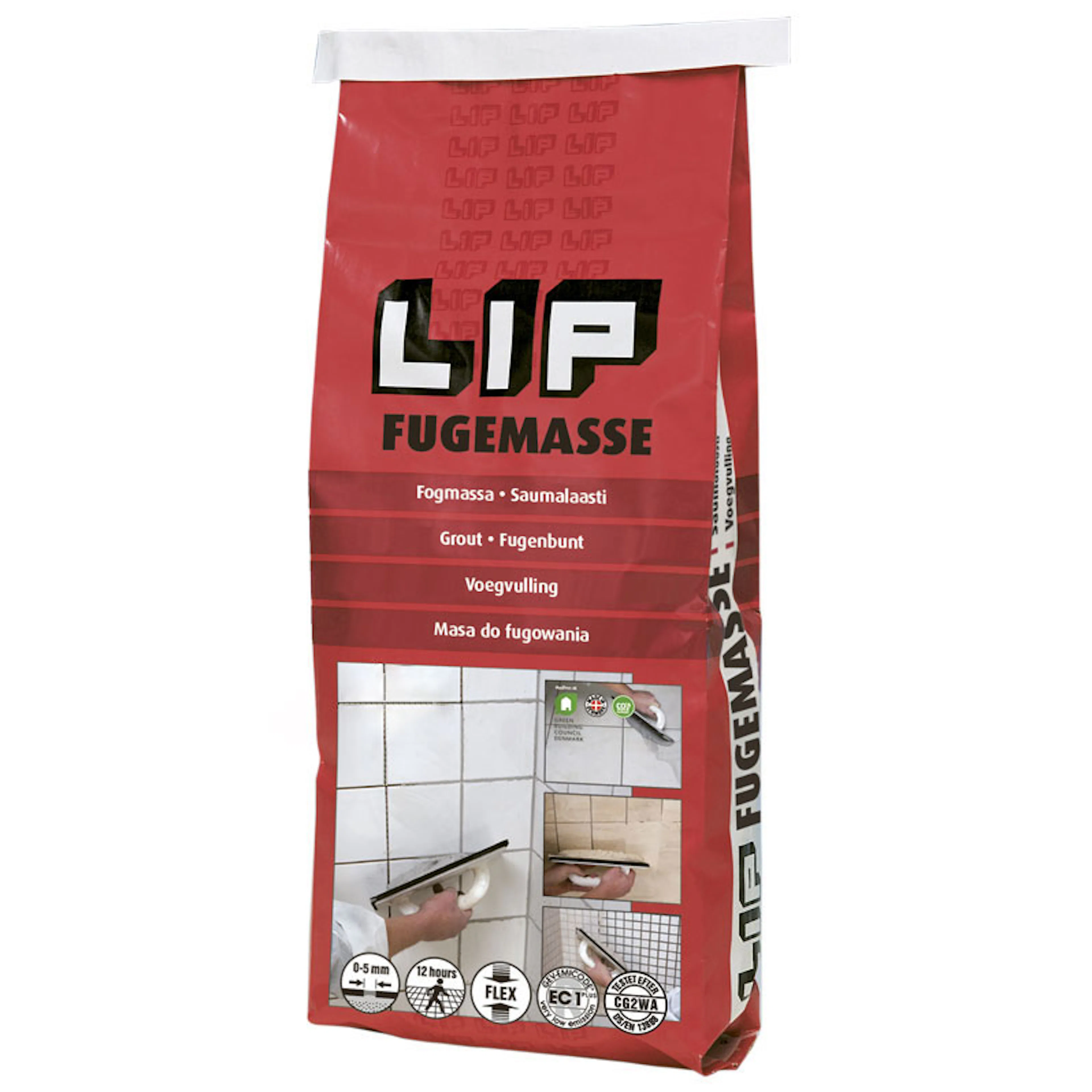 Kakelfog LIP Vit 5 kg