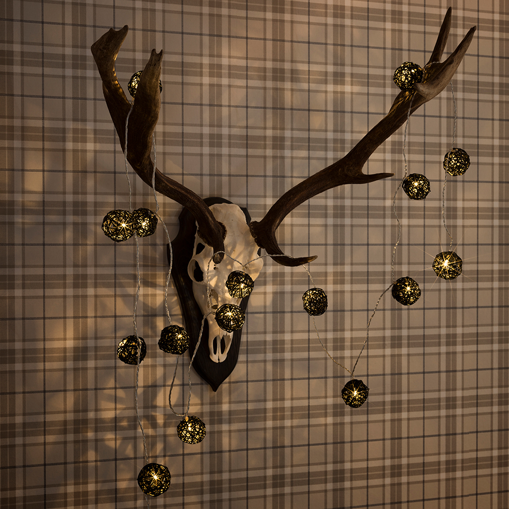 Ljusslinga Gnosjö Konstsmide Bollar 16