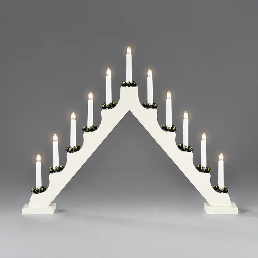 Adventsljusstake Gnosjö Konstsmide 11L med Manschetter