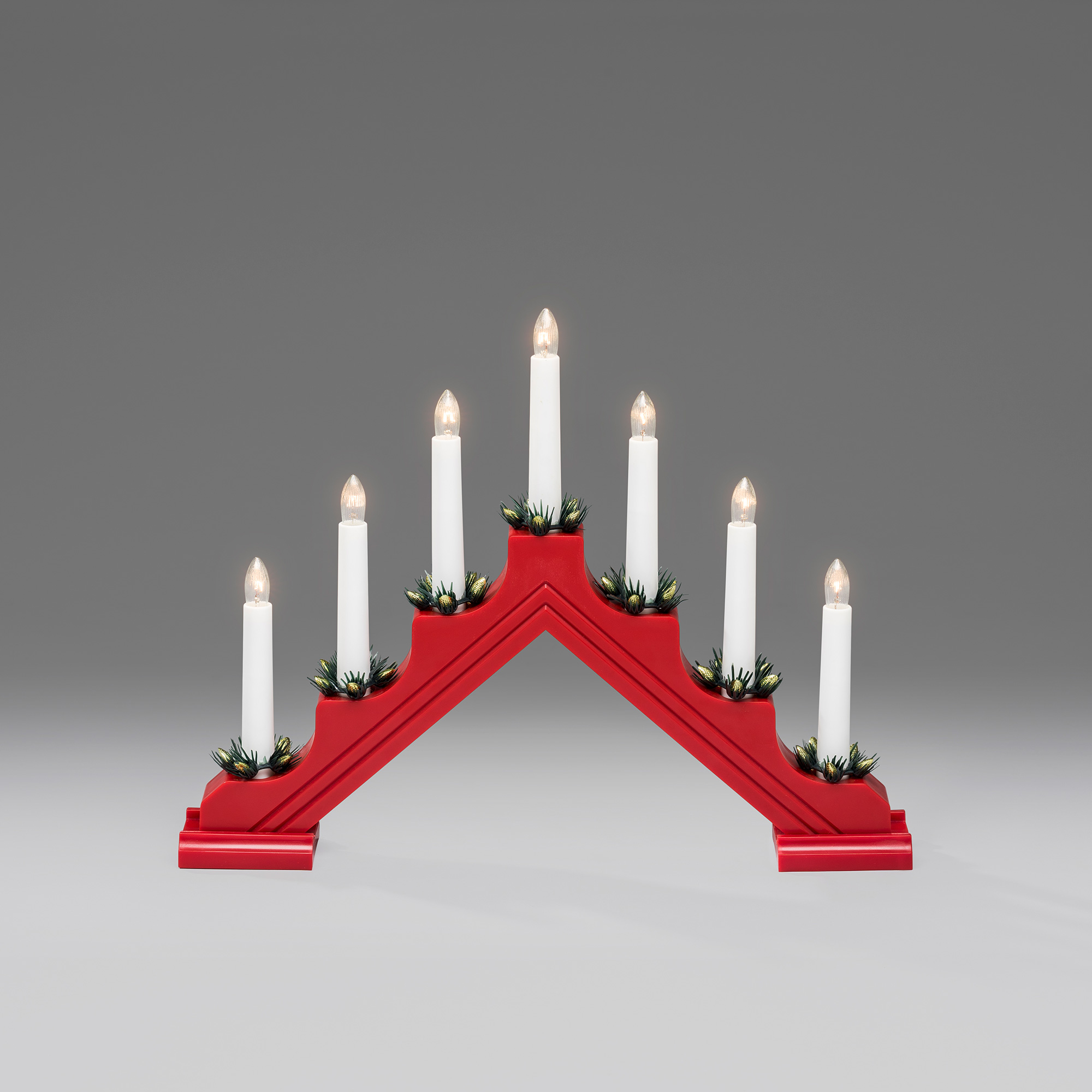 Adventsljusstake Gnosjö Konstsmide 7L H28