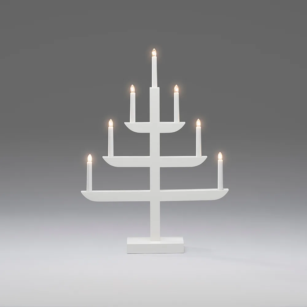 Adventsljusstake Gnosjö Konstsmide 7L på Fot H65