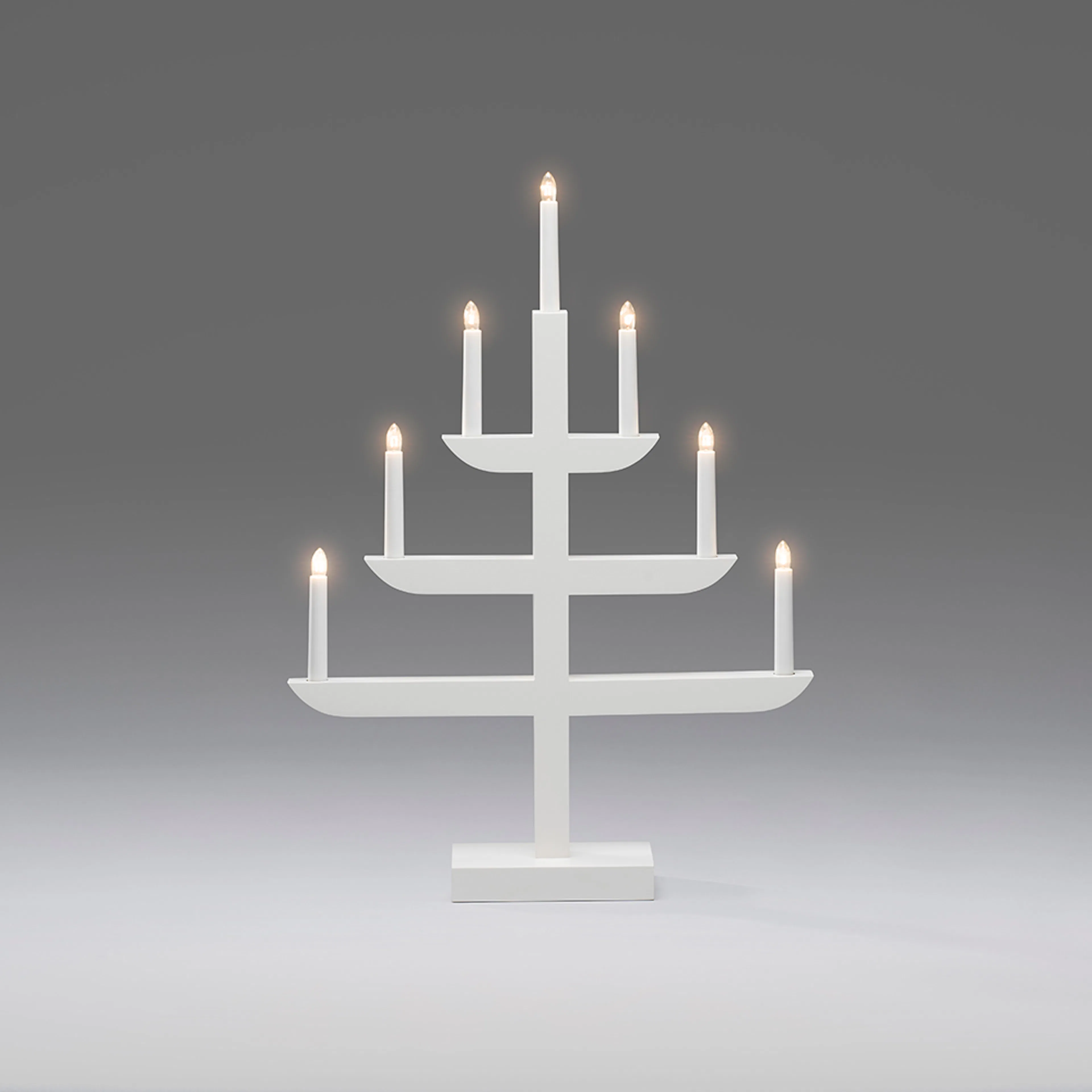 Adventsljusstake Gnosjö Konstsmide 7L på Fot H65