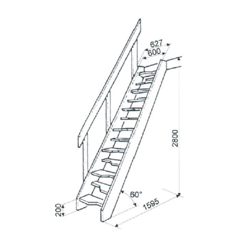 Lofttrappa Byggera Softline