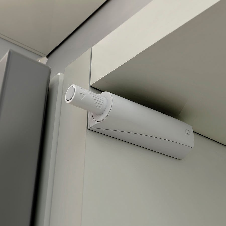 Luckdämpare Beslag Design K-push Komplett med Dämpare