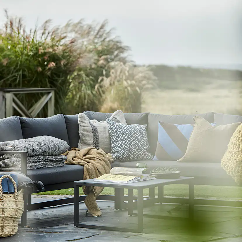 Soffgrupp Hillerstorp Lundamo Loungesoffa Utomhus, Höj- & Sänkbar Del