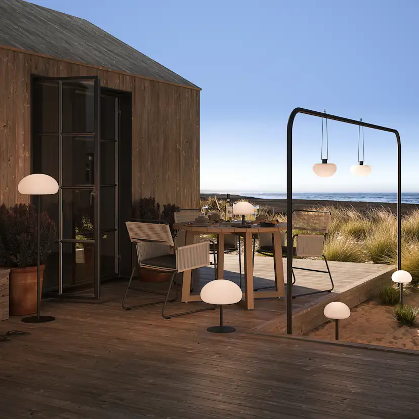 Golvlampa Nordlux Sponge 34 Sort/vit