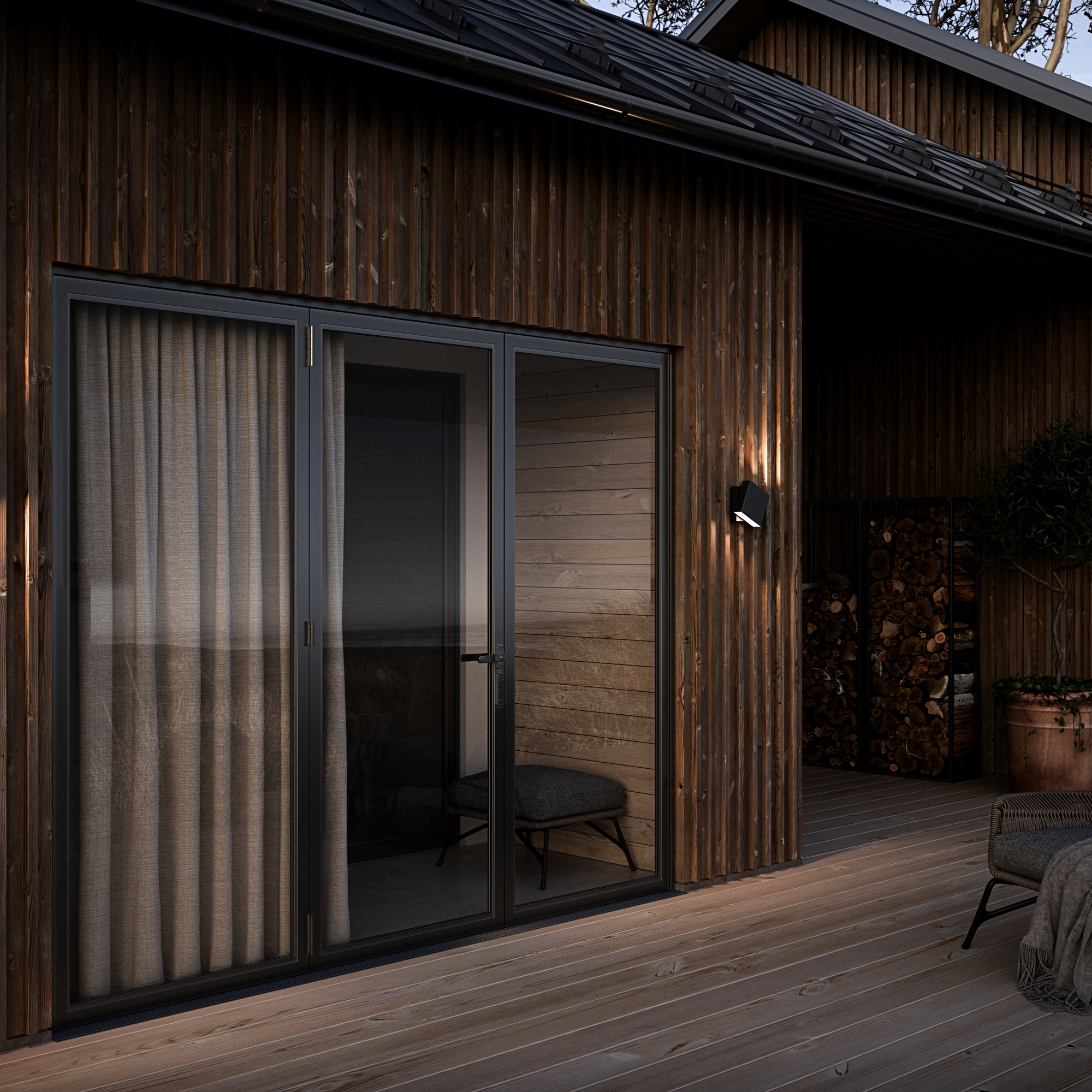 Fasadbelysning Nordlux Turn