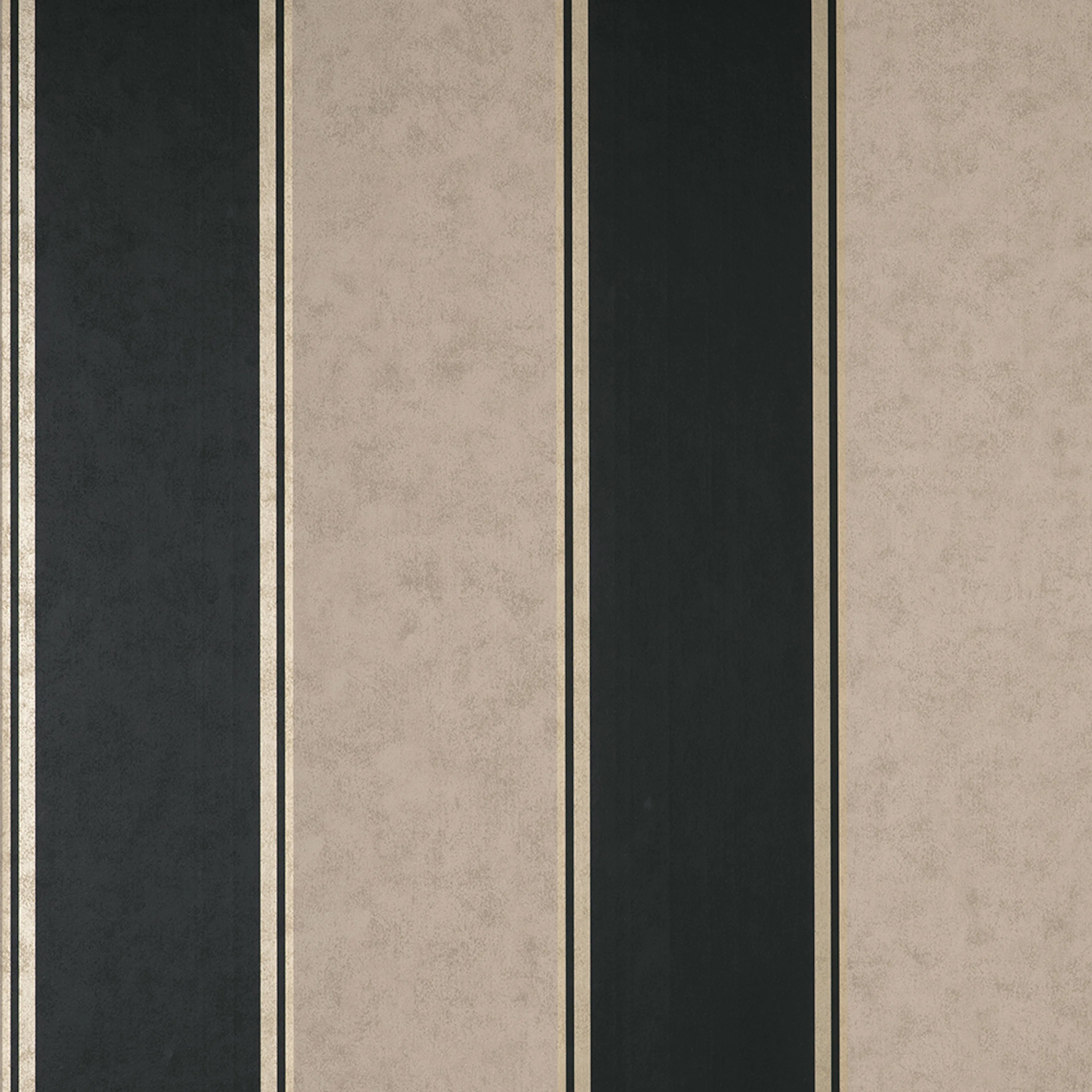 Tapet Crown Wallcoverings Archive M1707 Non Woven, Randig Svart