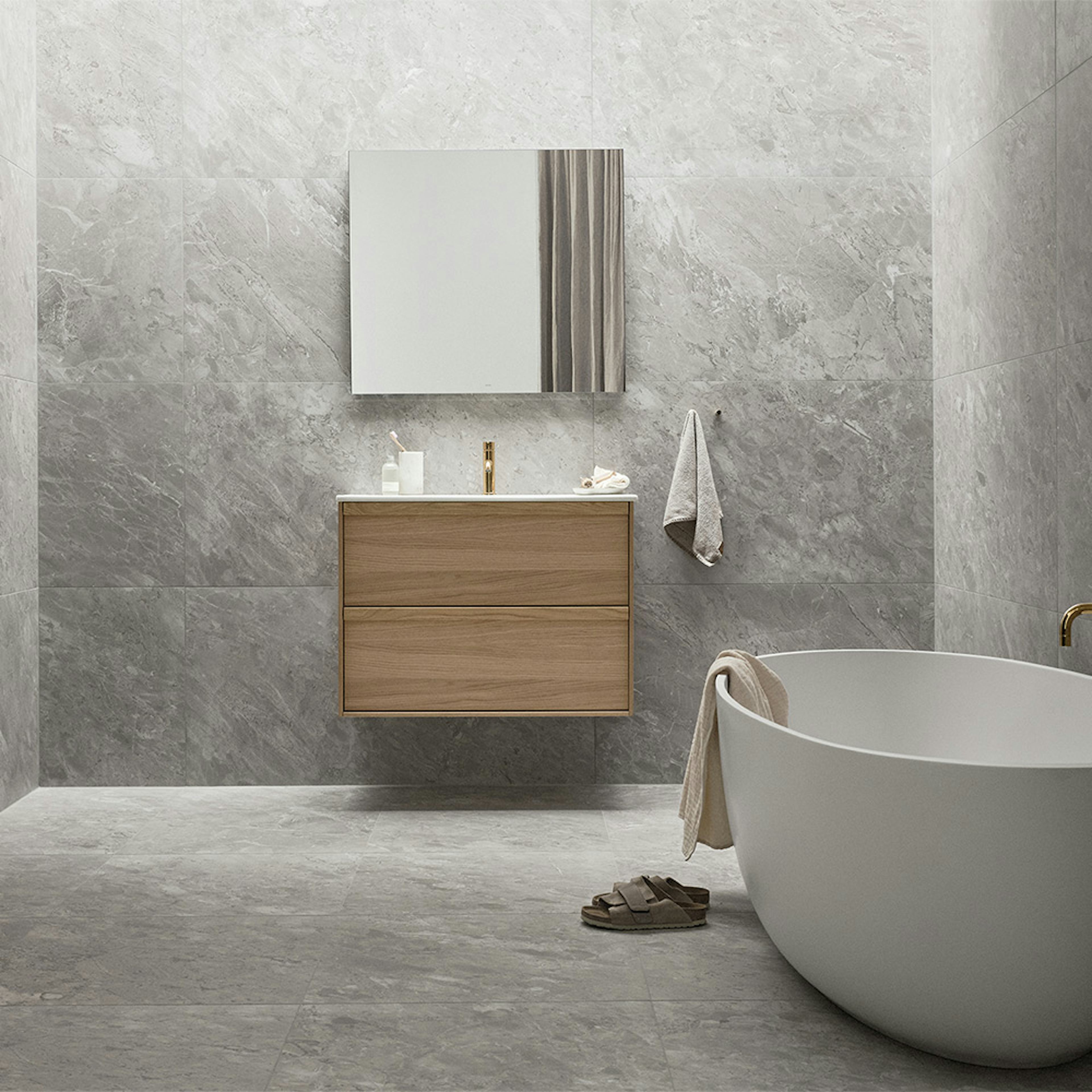 Klinker Bricmate M1515 Marais Light Grey 15x15 cm