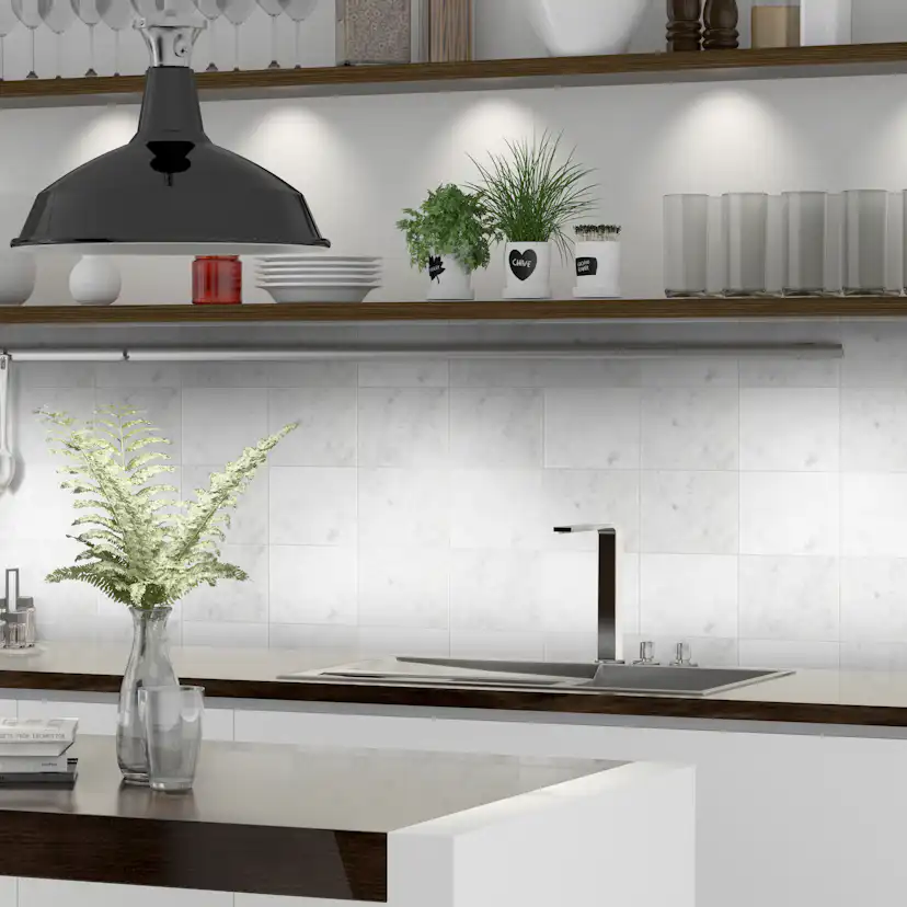 Marmor Arredo Bianco Carrara C Honed Vit 15x15 cm