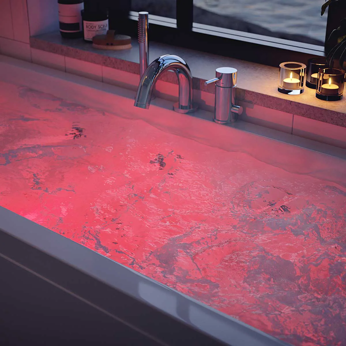 Massagesystem 1 + Led-belysning