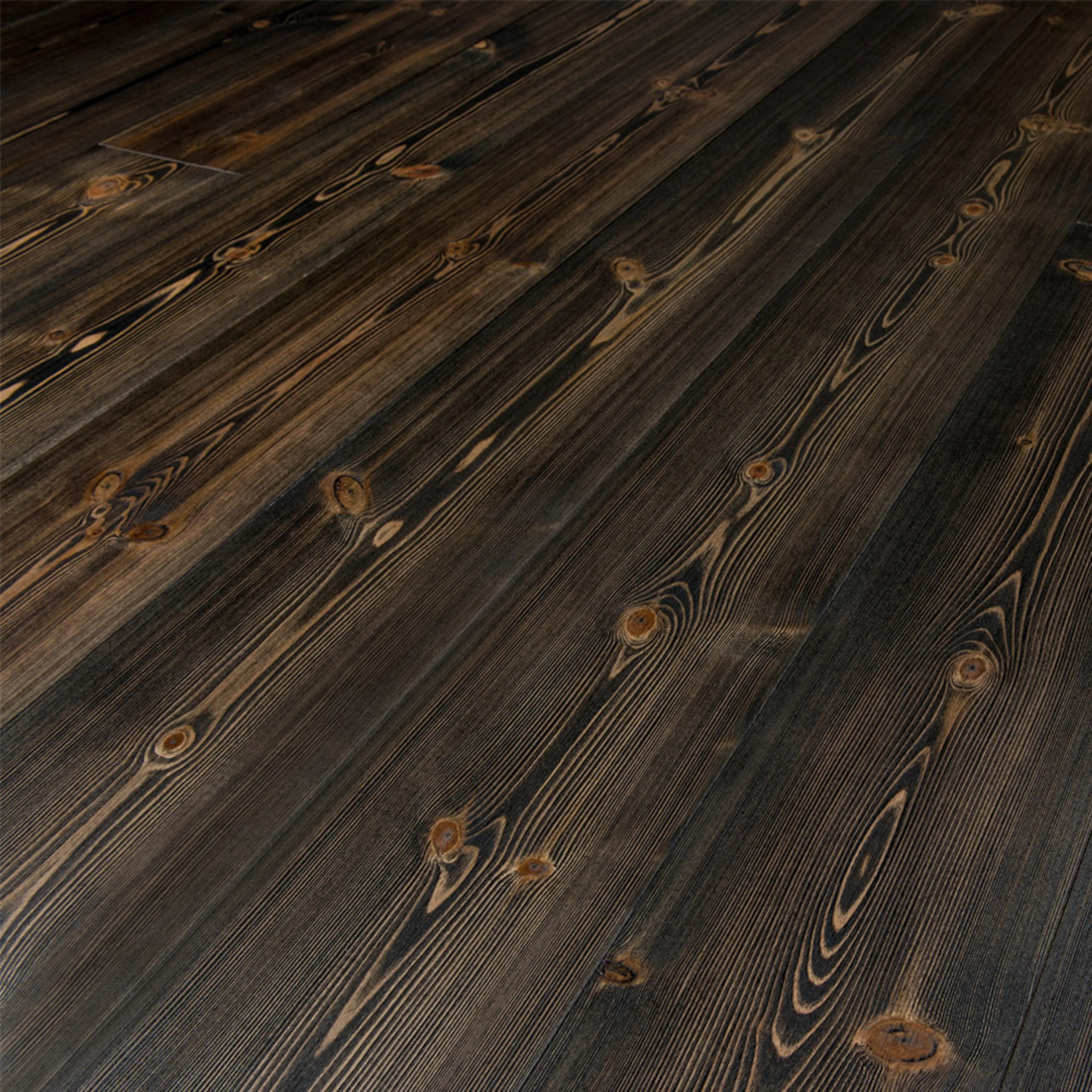 Massivt Trägolv DalaFloda HardPine Economy Onyx