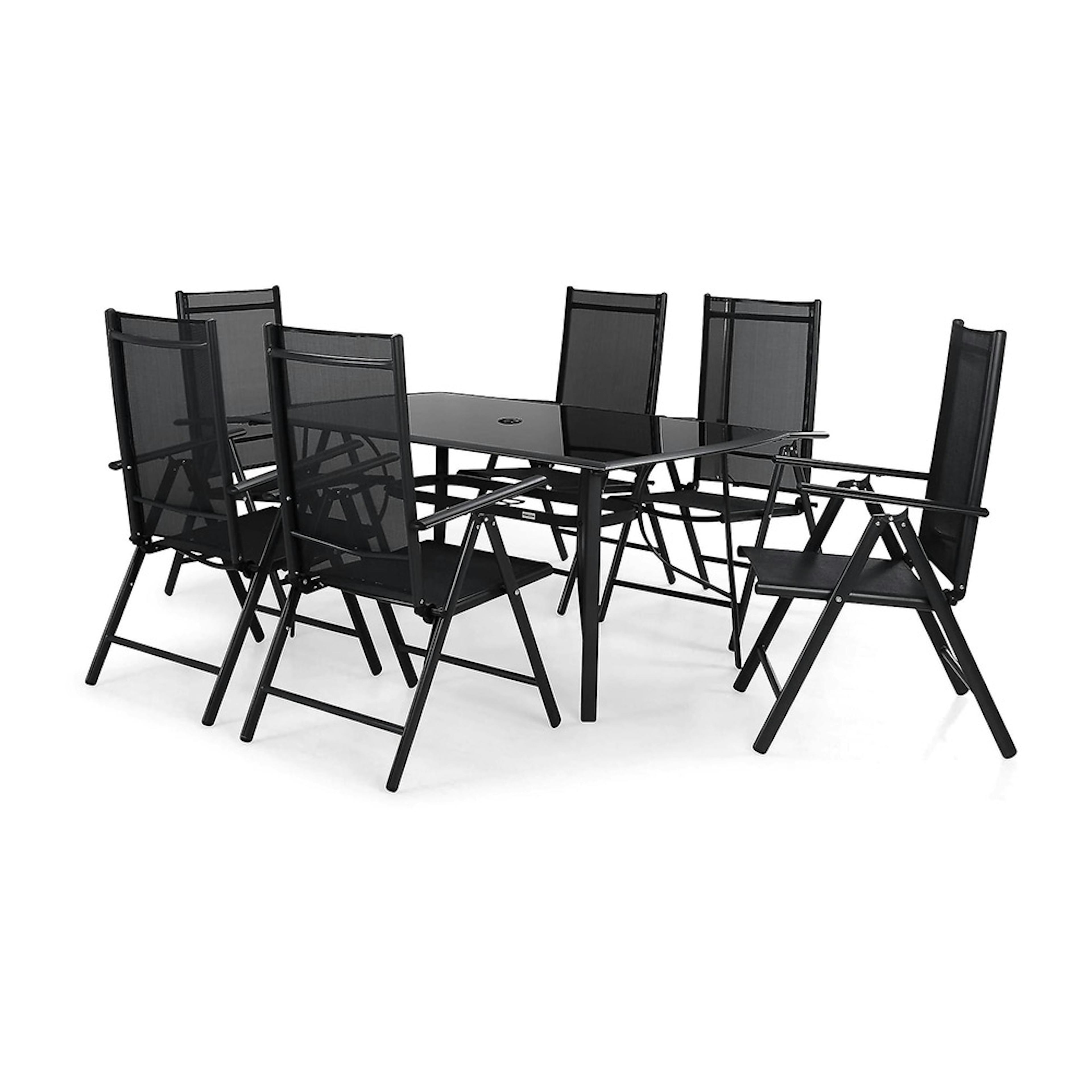 Matgrupp Utomhus Comfort Garden Primavera 150x90 med 6 PositionsTrädgårdsstolar