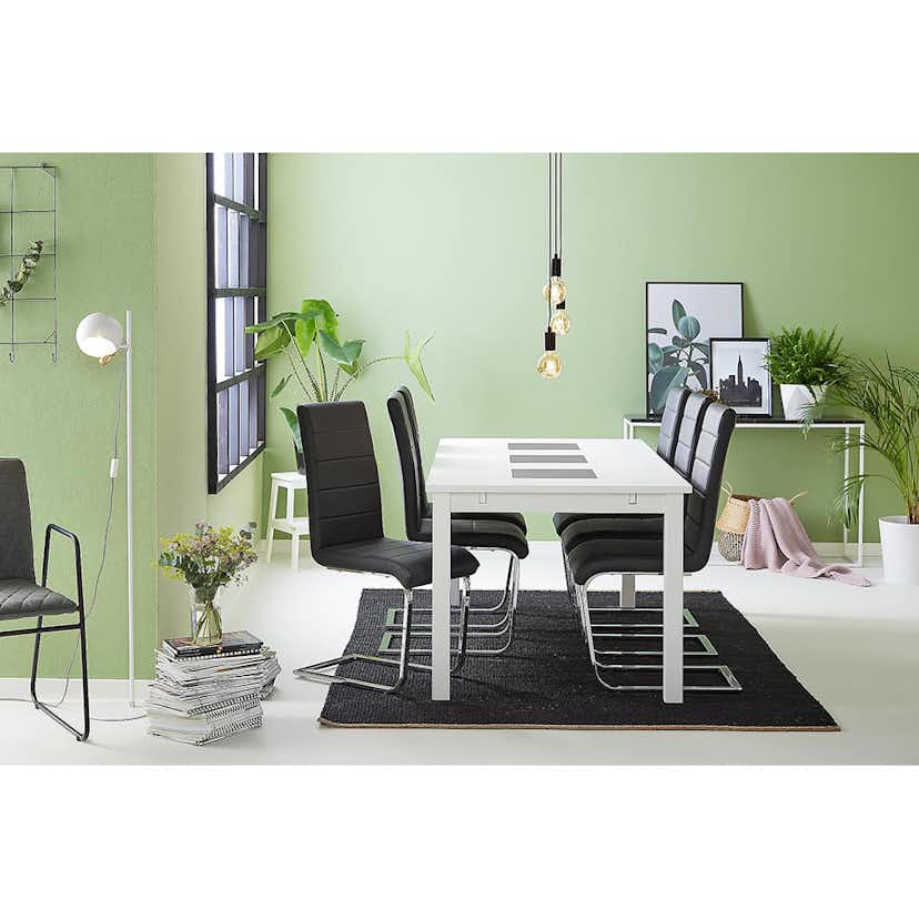 Matgrupp In Living Jasmin med 6 Cibus Stol In Livingar