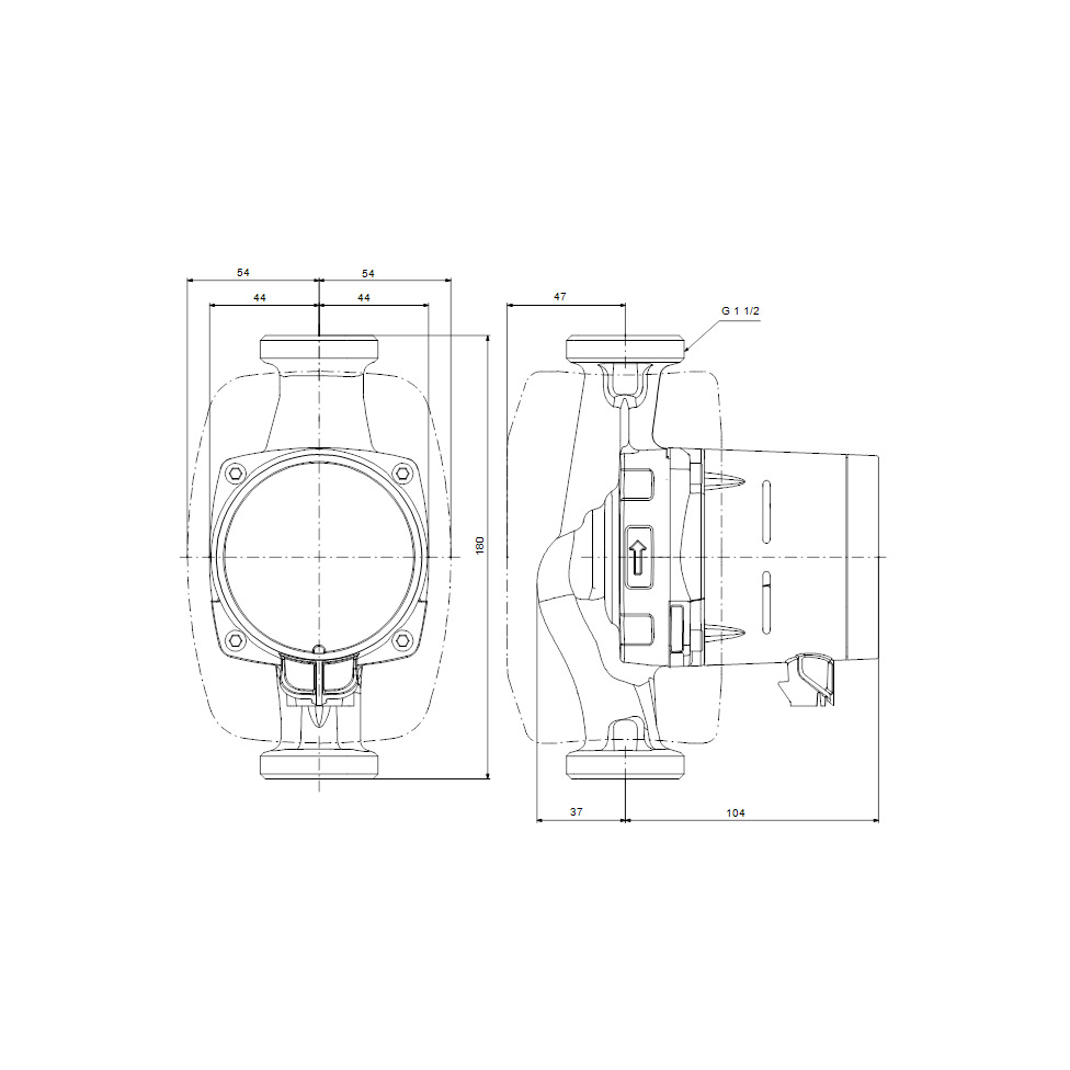 Tappvarmvattenpump Grundfos Alpha2 N