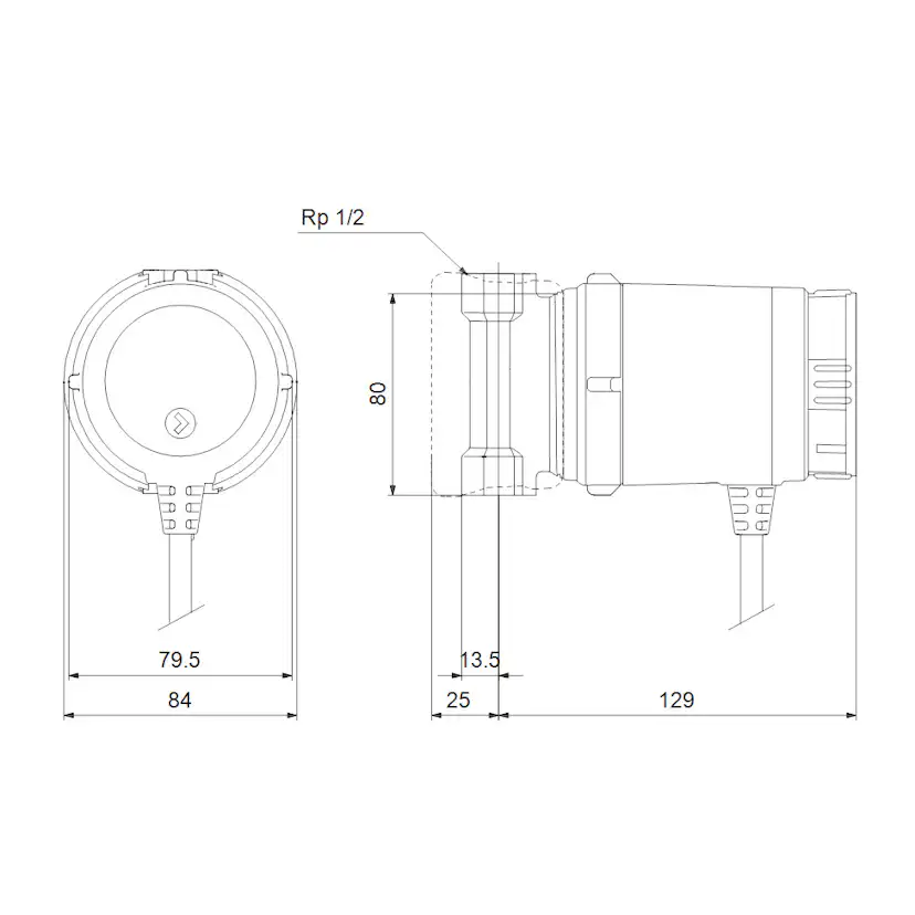 Tappvarmvattenpump Grundfos Comfort UP15-14BA PM